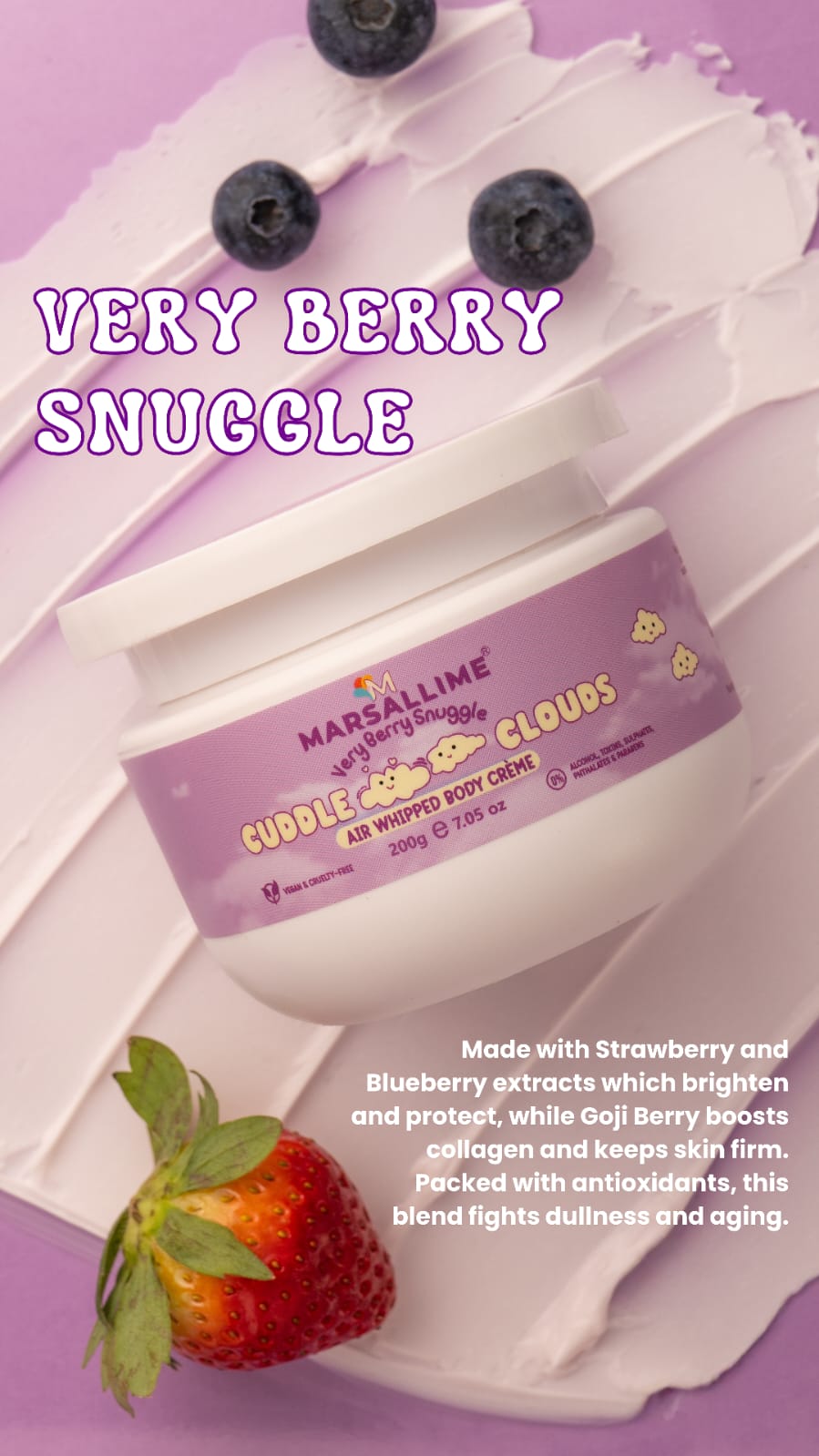 Cuddle Clouds Body Crème: Very Berry Snuggle